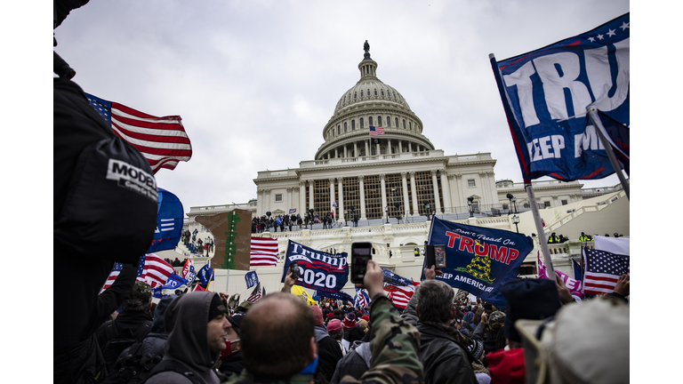 Trump Supporters Hold "Stop The Steal" Rally In DC Amid Ratification Of Presidential Election