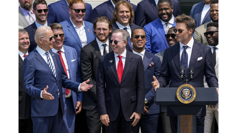 President Biden Hosts Super Bowl LV Champions Tampa Bay Buccaneers At The White House
