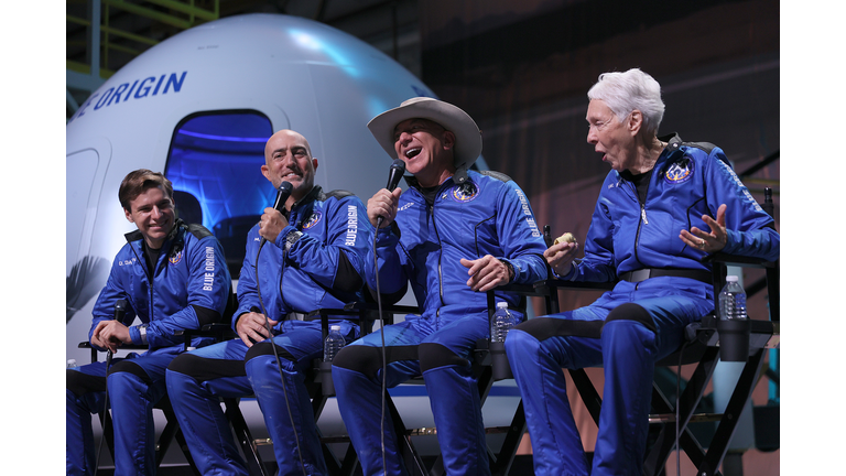 Jeff Bezos' Blue Origin New Shepard Space Vehicle Flies The Billionaire And Other Passengers To Space