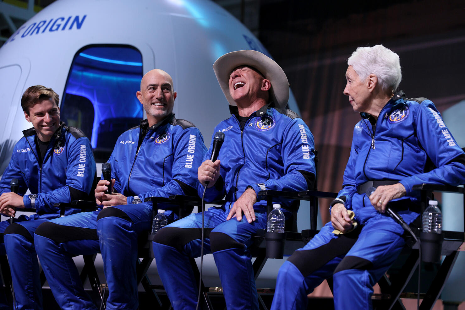 Jeff Bezos' Blue Origin New Shepard Space Vehicle Flies The Billionaire And Other Passengers To Space