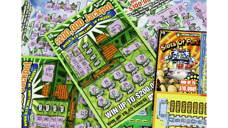 Losing Lottery Scratch-Off Cards