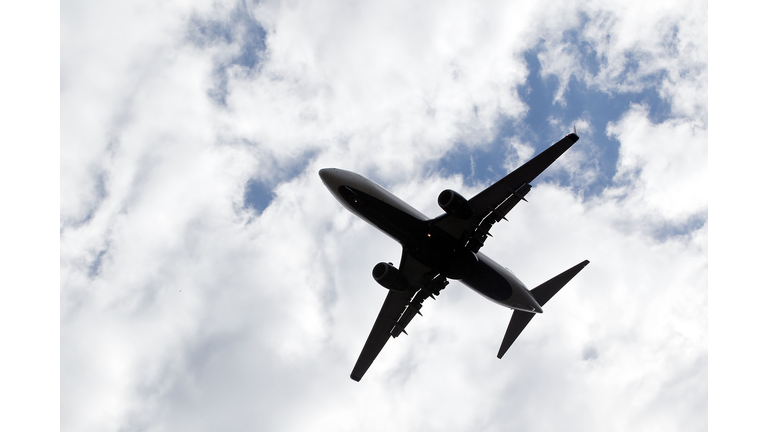 An airplane 