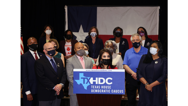 Texas House Democrats Breaking Quorum In D.C. Host News Conference