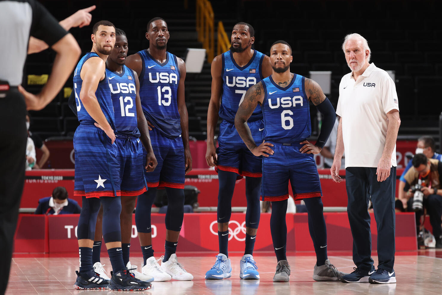 JPN: United States v France Men's Basketball - Olympics: Day 2