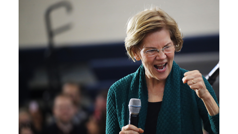 Presidential Candidate Elizabeth Warren Holds Town Hall In Des Moines