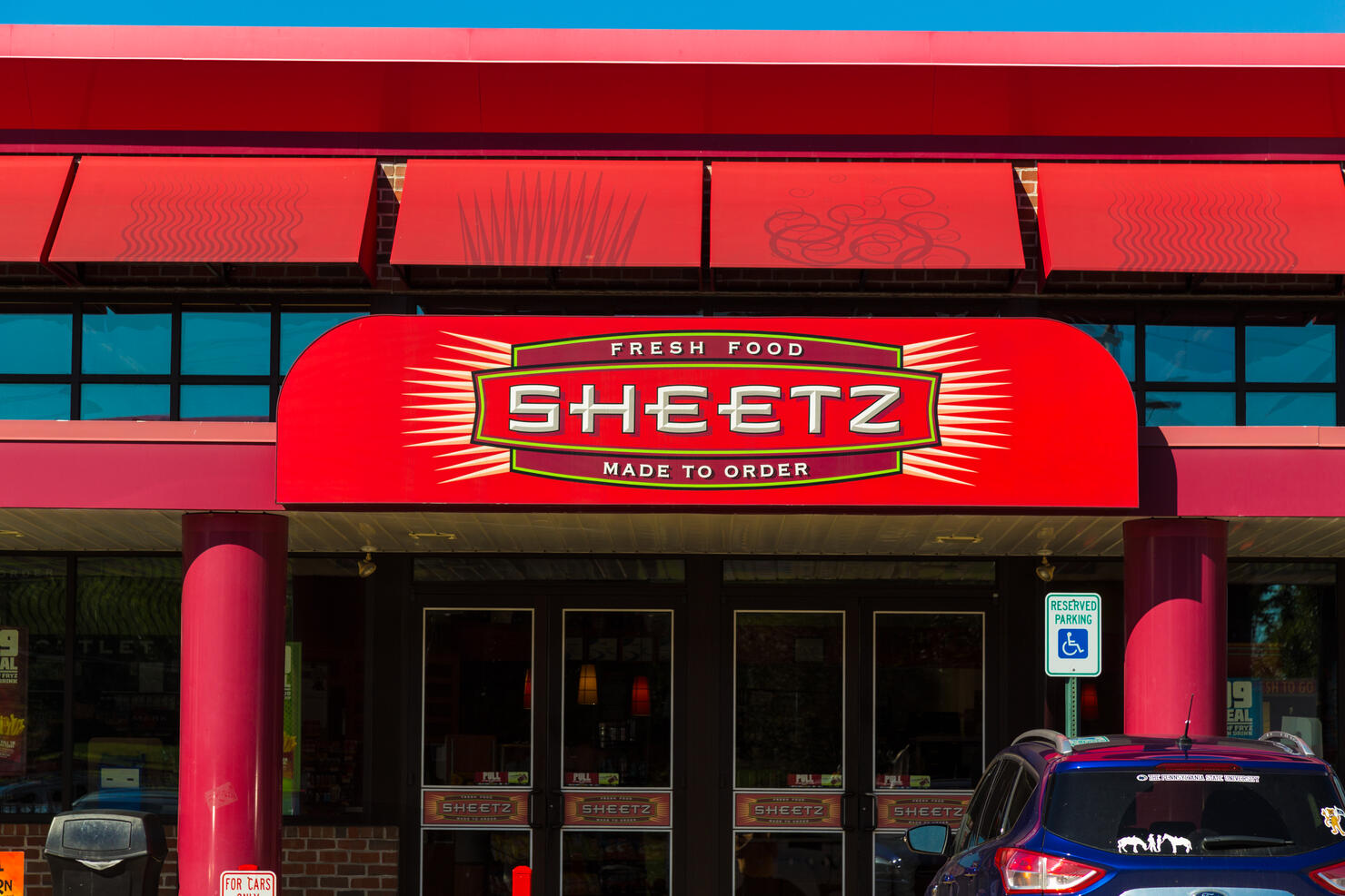 Sheetz Fresh Food Made-to-Order Entrance Sign