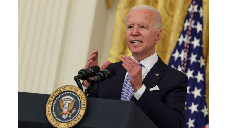 President Biden Delivers Remarks On Nation's Vaccination Efforts