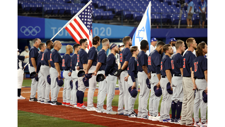 United States v Israel - Baseball - Olympics: Day 7