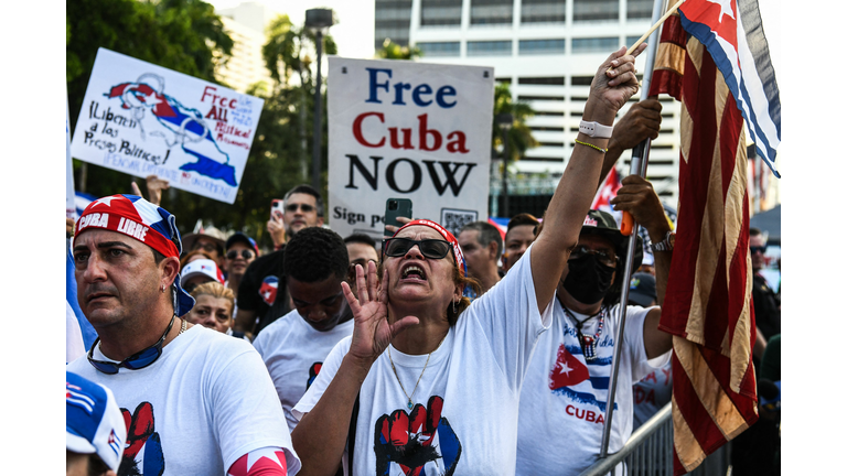 US-CUBA-PROTEST-POLITICS-UNREST