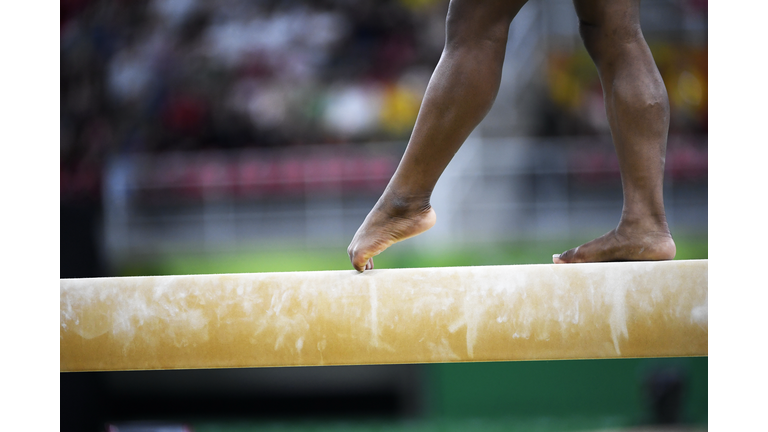 Gymnast feet