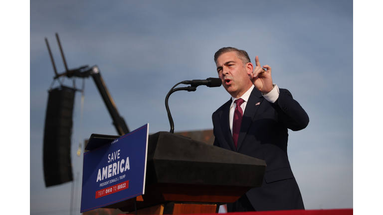 Donald Trump Rallies Supporters In Ohio For Congressional Candidate Max Miller