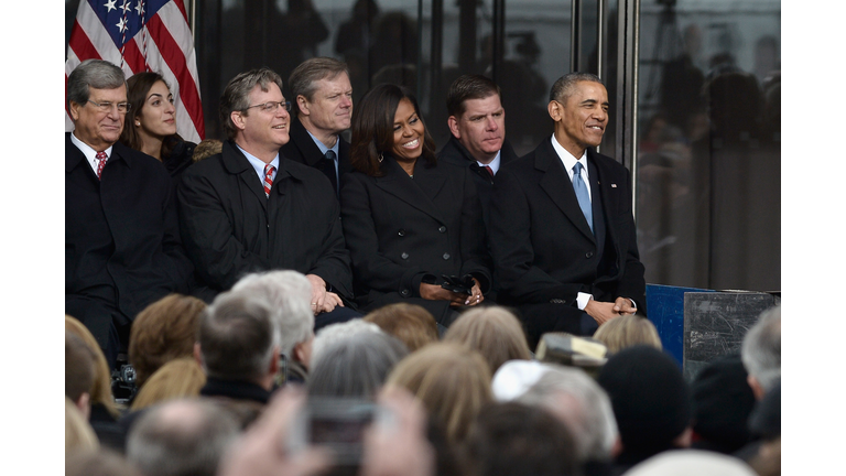 Edward M. Kennedy Institute For The US Senate Dedication With President Obama