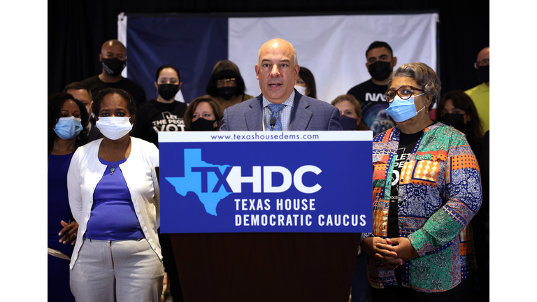 Texas House Democrats Breaking Quorum In D.C. Hold News Conference