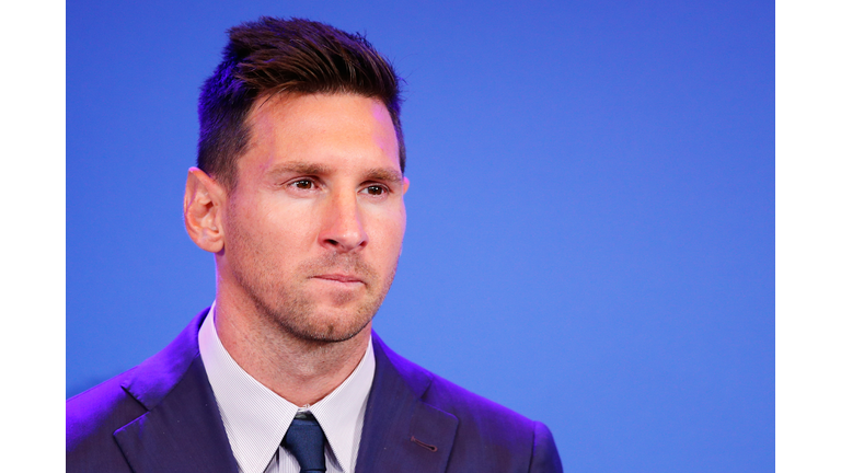 Lionel Messi of Barcelona Press Conference