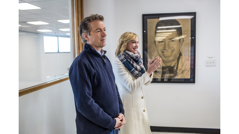 Rand Paul Holds Rally At National Sprint Car Hall of Fame & Museum
