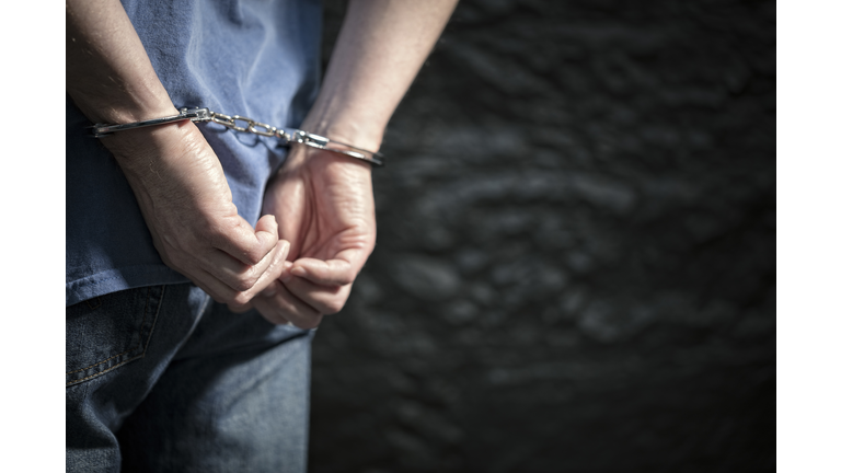 Criminal in handcuffs