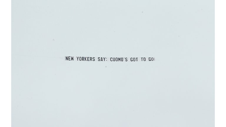 Plane Banner Reading “New Yorkers Say: Cuomo's Got To Go!” Flies Over NY State Capitol As Allegations Of Sexual Harassment & Misconduct Mount Against Andrew Cuomo