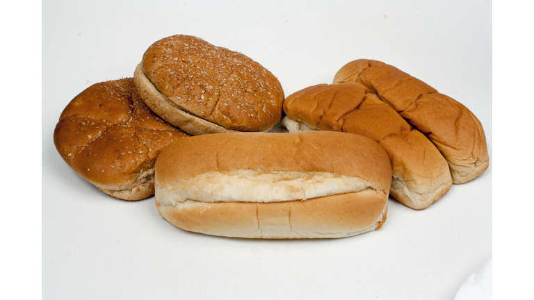 Three types of buns