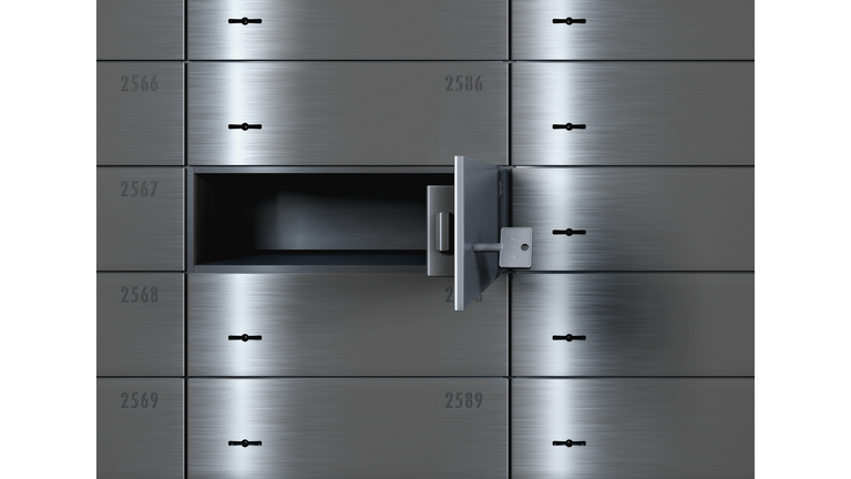 Empty Safe Deposit Box