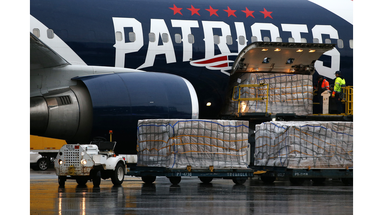 New England Patriots Plane 