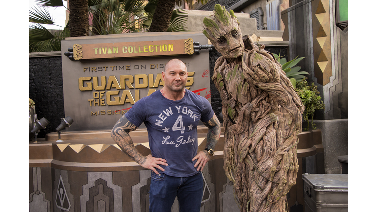 Dave Bautista Visits Disney California Adventure