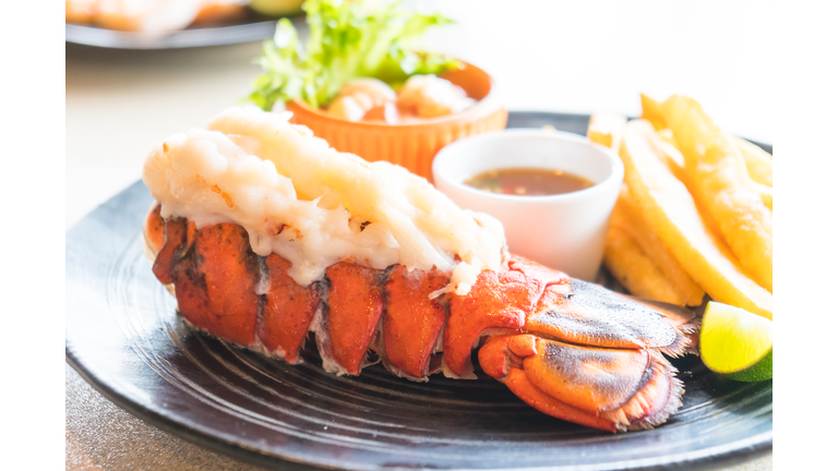 Close-up of food in plate on table