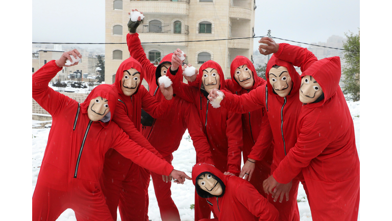 PALESTINIAN-WEATHER-SNOW
