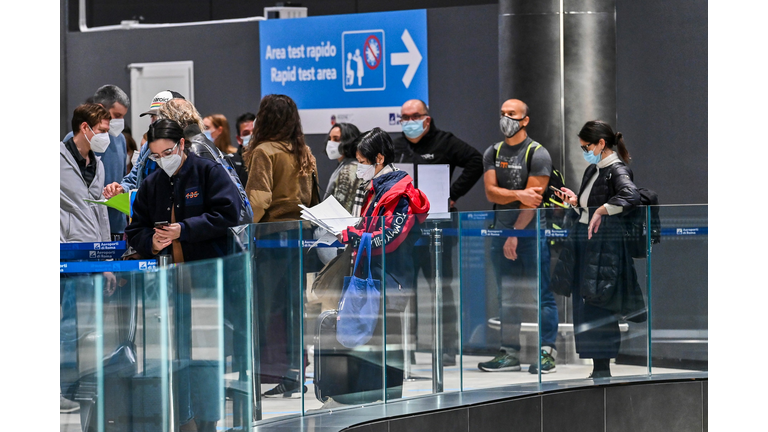 ITALY-US-HEALTH-VIRUS-TRANSPORT-AVIATION-TESTING
