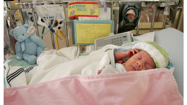 Newborns Receive Medical Care In Neonatal Intensive Care Unit