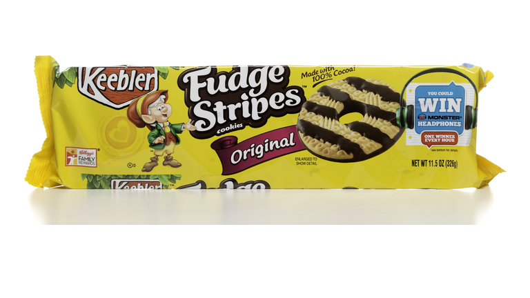 Keebler Fudge Stripes cookies package