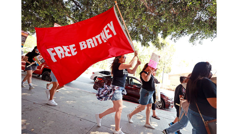 #FreeBritney Rally In Los Angeles