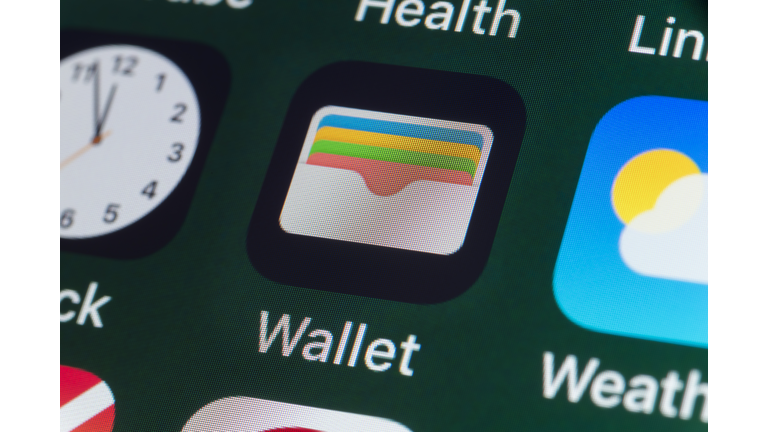 Wallet , Clock, Weather and other Apple Apps on iPhone screen