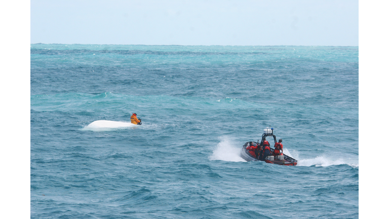Man Rescued From Capsized Boat Off Flordia Coast