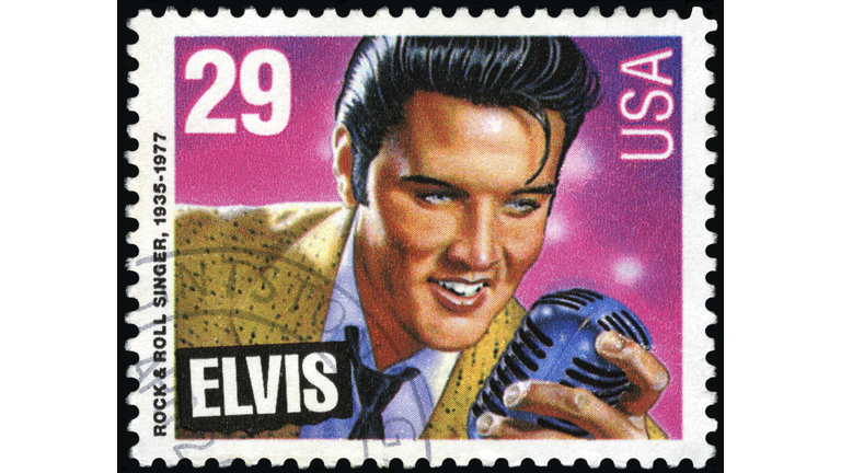 Elvis Presley postage stamp