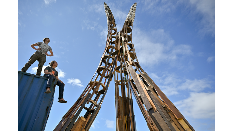 Upcycled Sculptures Made From Old Pianos Unveiled By The Pianodrome