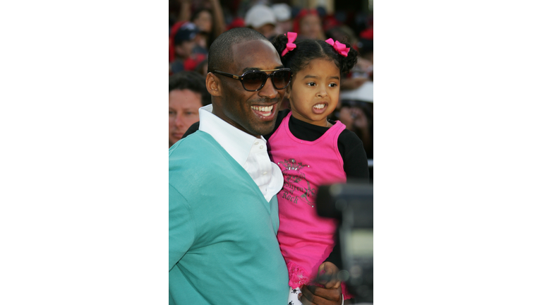 Basketball player Kobe Bryant and daught...
