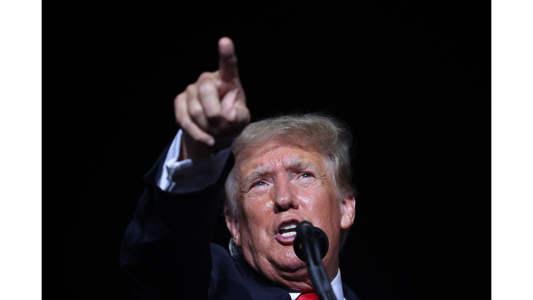 Former President Donald Trump Holds A Rally In Alabama