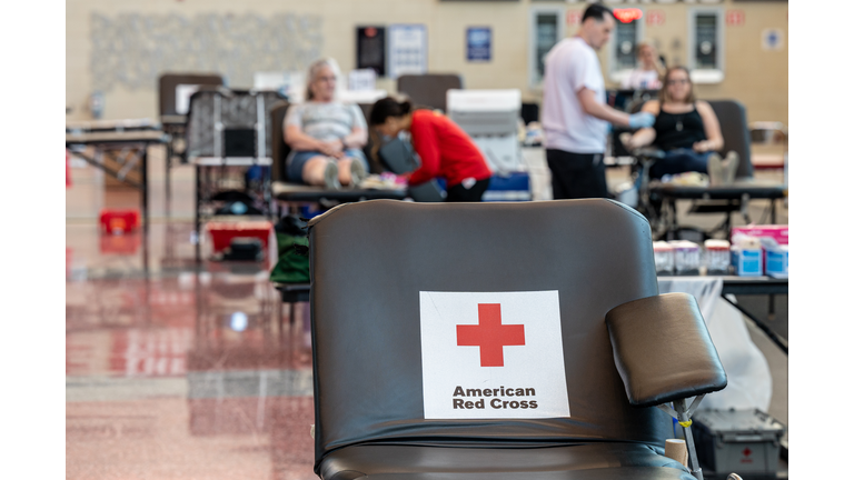 Red Cross Holds Blood Drive In Louisville As Nation Faces Shortage