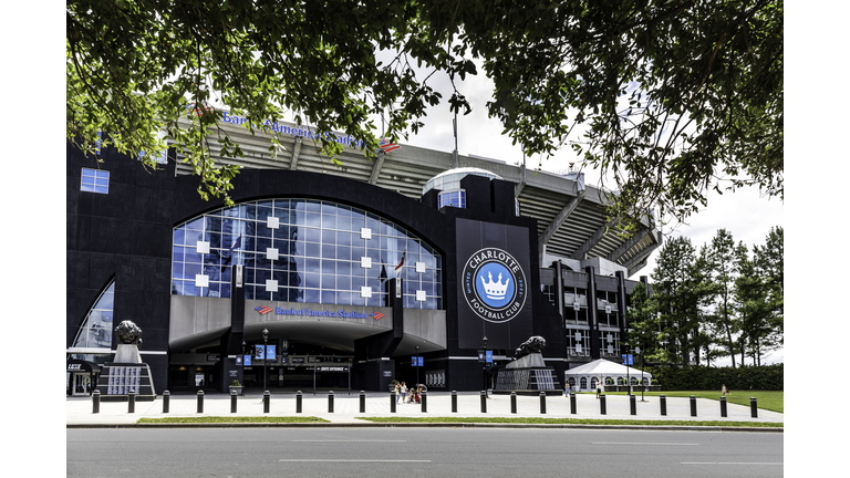 Main entrance to Bank of America Stadium, Carolina Panthers