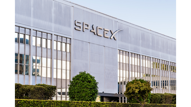 SpaceX headquarters in Hawthorne, California