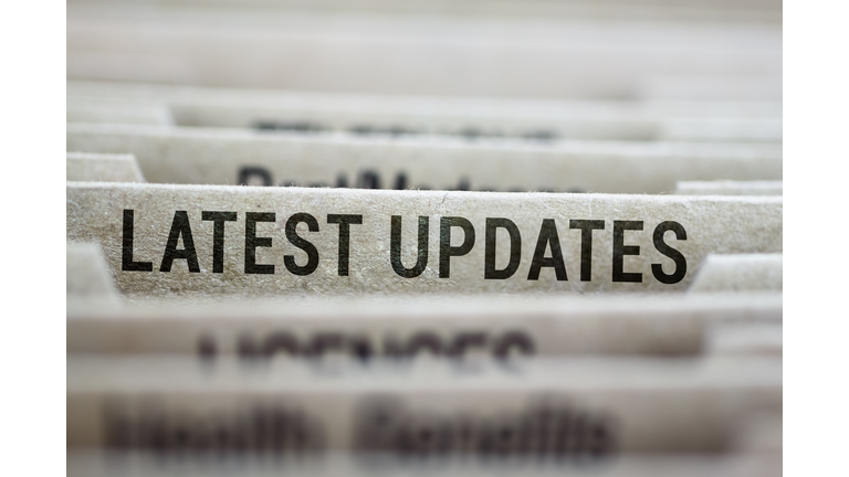 File folder of latest updates
