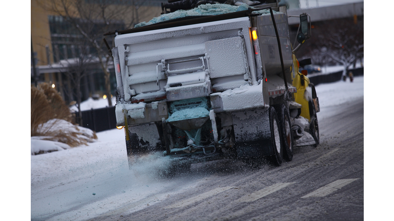 Detroit Deals With Heavy Snow And Bitter Cold