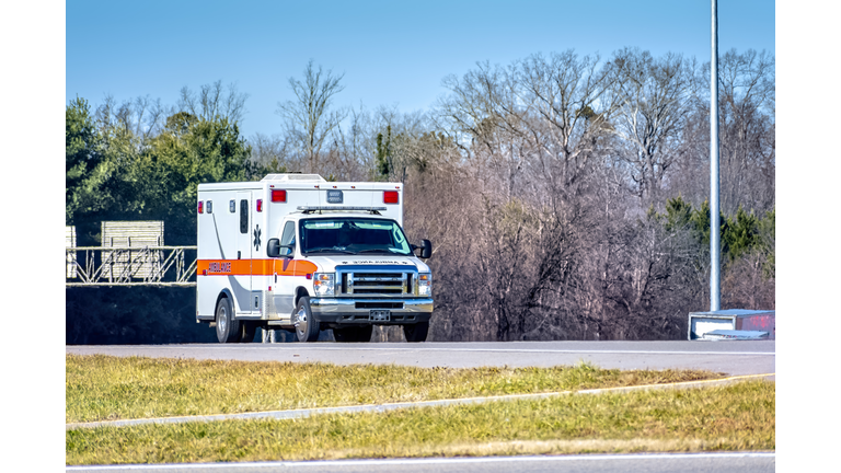 Generic Ambulance On Roadway