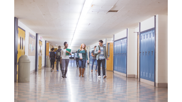 High School Hallway