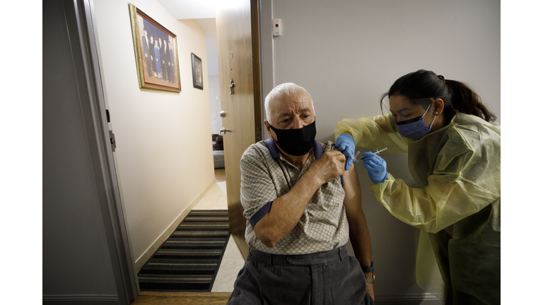 Toronto Retirement Residents Receive COVID-19 Vaccinations