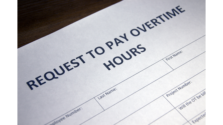 Overtime Hours Pay Request