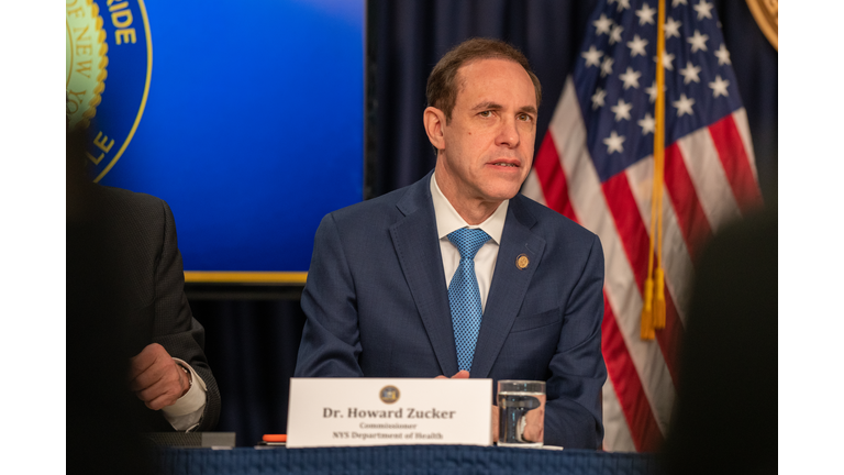 NY Gov. Cuomo And NYC Mayor De Blasio Brief On First Coronavirus Case In NY State