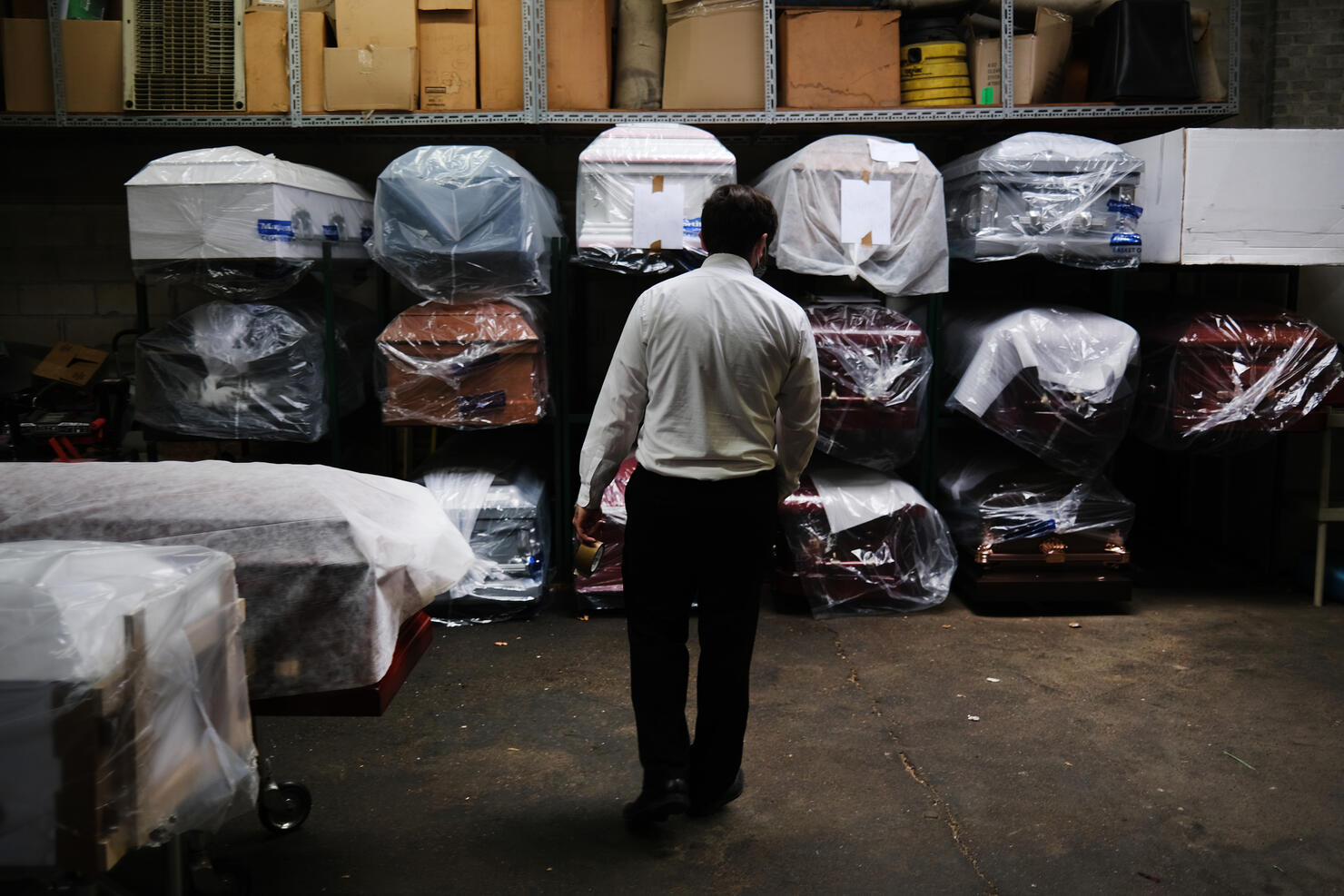 Funeral Home In New York Experiences Surge Of Deaths Amid Coronavirus Pandemic