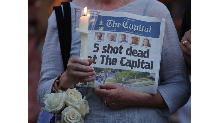 At Least 5 Killed In Shooting At Annapolis Capital-Gazette  Newspaper