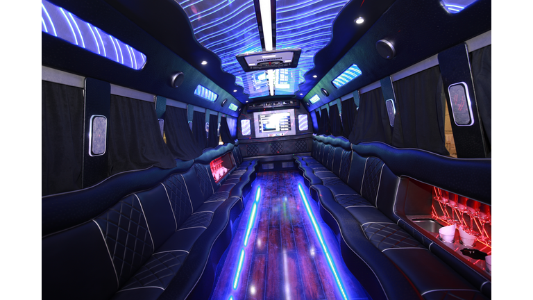 The Inside Of A Party Bus